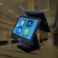 Pos Machine Dual Screen System For Touch Cash Register Machine